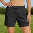 thumbnail image 2 of Lmueinov Women's 7" Athletic Running Long Shorts Workout Hiking Shorts Quick Dry High Waisted Active Zipper Pocket, 2026 Summer Trendy, 2 of 7