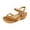 A Brown, variant on Women's Open Toe Buckle Ankle Strap Platform Wedge Sandals Women Summer Beach Shoes