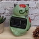 thumbnail image 4 of Solar Light Ceramic Owl Shaped Night Light for Outdoor Path Lawn Patio Garden Olive Green, 4 of 5