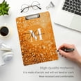 thumbnail image 2 of FMSHPON Glitter Clipboard Hardboard Wood Nursing Clip Board and Pull for Standard A4 Letter 13x9 inches, 2 of 2