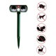 thumbnail image 1 of 2 Piezas-Diseño de Energía Solar Repelente de Animales con Energía Solar Repelente de Ondas Ultrasónicas Recargable para Perros y Gatos, para Exteriores, Césped, Jardín, Uso, 1 of 5