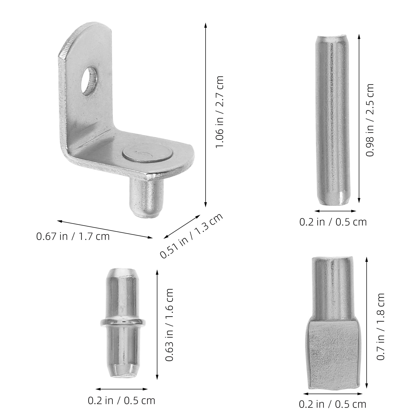 MLINS 200pcs Cabinet Shelf Support Pegs Brackets Closet Bracket Support Pins Shelf Holders For Shelves Shelf Supports Shelf Holders For Cabinets Shelf Pegs Shelf Brackets Shelf Pins