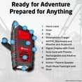 thumbnail image 5 of Eton Odyssey Radio de emergencia con manivela, radio meteorológica NOAA, radio de onda corta AM/FM, linterna, cargador de teléfono, cargador solar, altavoz Bluetooth, radio de la Cruz Roja Americana c, 5 of 5