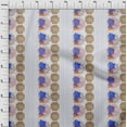 thumbnail image 3 of oneOone Cotton Flex Light Brown Fabric Geometric & Mandala Watercolor Sewing Fabric By The Yard Printed Diy Clothing Sewing Supplies 40 Inch Wide, 3 of 4