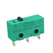 3PCS KW4-3Z-3 Micro Limit Switch SPDT NO NC Push Button Actuator Green