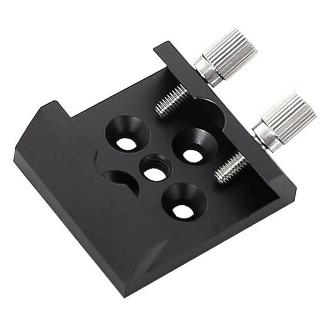 BELOVING Base for Telescope Finderscope 1/4 Thread Finderscope Mount Bracket Black