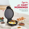 thumbnail image 5 of Dash Round Express Electric - Pancake Maker & Eggs Griddle System - Healthy Breakfast Maker - Quick Heat-Up & Easy Cleanup - nonstick surface - Aqua, 5 of 15