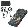 thumbnail image 3 of I9 Voice Changer Set, Portable Handheld Microphone Voice Changer, with 8 Different Sounds and Sound Effects, LED Lights, Plug and Play, for Mobile Phone PC, 3 of 7