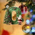 thumbnail image 4 of Tyidzon 26 Alphabet Christmas Ornaments, Christmas Tree Decorations, Christmas Santa Claus Christmas Tree Alphabet Ornaments O, 4 of 5