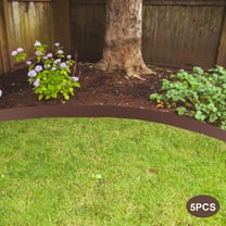 Metal 5PCS Landscape Edging Steel Lawn Edging 3"* 39" Garden Border Yard Barrier