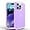 Purple, variant on Compatible with iPhone Case,[Compatible with Wireless Charging] Shock Absorption Bumper Design Clear Full Body Protection Soft Cover Phone Case (Grey,iPhone 13)