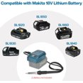 thumbnail image 6 of Cordless Soldering Iron Station for Makita 18V Battery, Electric Digital Soldering Iron Station for DIY, Appliance Repair, Watch Repair and Wire Welding(Battery Not Included), 6 of 6