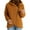 Orange, variant on Women's Casual Hooded Zip Up Jacket Lightweight Faux Sherpa Fall Spring Thin Coat M Size Orange