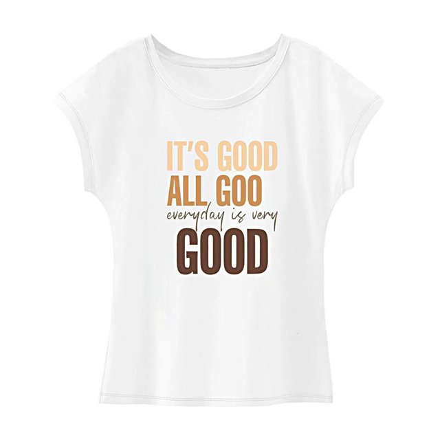 Camiseta para mujer Verano Streetwear Elegante Cómodo Activewear Camiseta con cuello redondo M