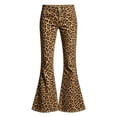 thumbnail image 5 of Vividxx Pants For Girls Leopard Print Wide Leg Flare Pants For Kids Casual Everyday Trousers With Pockets Comfortable Fit Elastic Waist Fashion 13-14 Years, 5 of 5