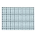 thumbnail image 1 of Blue Cutting Board, Square Patterns with Wavy Lines Spring Picnic Inspired Image, Decorative Tempered Glass Cutting and Serving Board, Large Size, Almond Green Slate Blue, by Ambesonne, 1 of 1