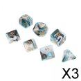 thumbnail image 1 of Juego de mesa de Dados poliédricos Baoblaze 2-4 juegos familiares 3 piezas para RPG dos colores, 1 of 4