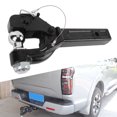 thumbnail image 1 of Receiver Mount Combination Trailer Hitch, Erosion Resistant Pintle Trailer Hook Hitch Steel Secure Locking Mechanism Easy To Use with 2 Inch Trailer Ball for RV, 1 of 7