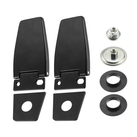 Unique Bargains 1 Set 5013722AA Rear Left Right Liftgate Glass Hinge for Jeep Wrangler 1987-1995 1997-2006 Black