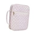 thumbnail image 4 of KLKCMS Housse de Bible avec Poignée Sac à Main Compact Sac de Bible pour Femme Mère Filles Fleur Rose, 4 of 9