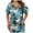 Light Blue, variant on TOWMUS Womens T-Shirts V Neck Short Sleeve Summer Tops Women Casual Print Shirts for Women