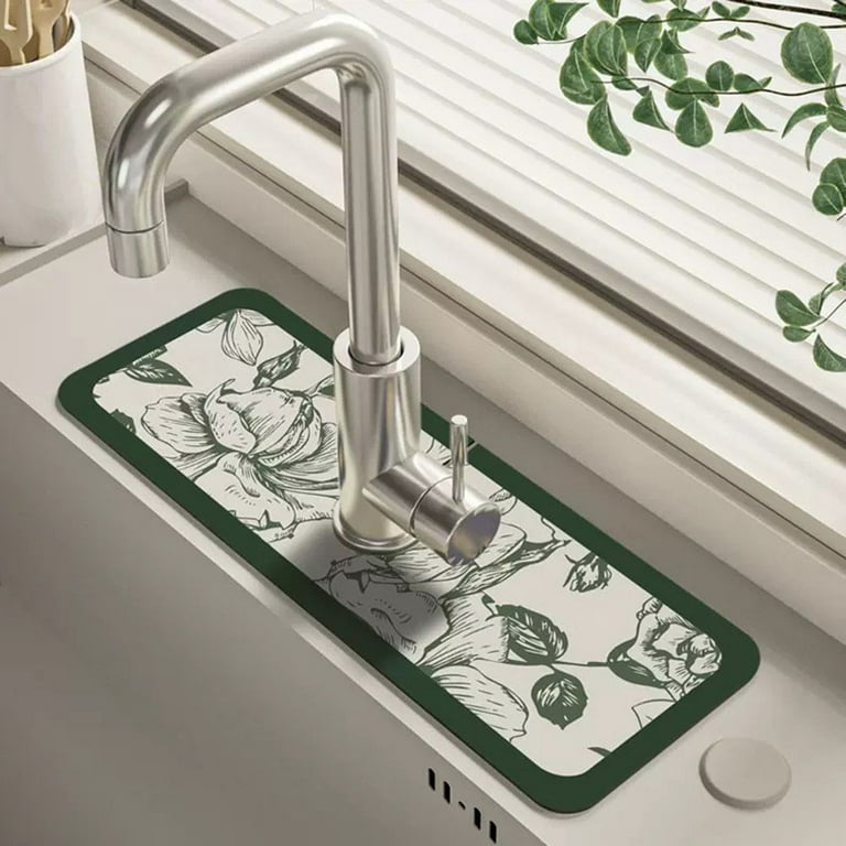New Classic Sink Faucet Drain Pad Tappetino Da Tavolo Toilette Fango  Diatomea Pad Assorbente Tappetino Antiscivolo Antimuffa Cucina Da Pranzo Da  1,38 €