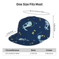 thumbnail image 5 of Goofa Space Dinosaur Printed Men's Baseball Cap,Straight Brim Hat,Golf Dad Hat,Versatile Style,Sun Protection Cap,Travel Hat, 5 of 9