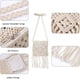 thumbnail image 4 of MaoXinTek Bolso bandolera de crochet con forro para mujer, estilo bohemio, para playa, verano, para viajes, uso diario, color beige, 4 of 6
