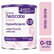(2 pack) Neocate Infant - Hypoallergenic, Amino Acid-Based Baby Formula with DHA/ARA - 14.1 Oz Can