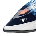 thumbnail image 4 of Plancha de viaje Brentwood MPI-45 con vapor, 800 vatios, doble voltaje, antiadherente, color azul, 4 of 5
