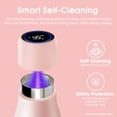 thumbnail image 2 of Vsitoo 15 oz Smart Self Cleaning Water Bottle, Stainless Steel, Pink, 2 of 9