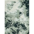 thumbnail image 1 of HomeRoots 353741 3 ft. 3 in. x 4 ft. 11 in. Polyester Silver Area Rug, 1 of 1