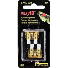 BUSSMANN BPATC20ID Easyid Illuminating Automotive Fuse, Pack - 5