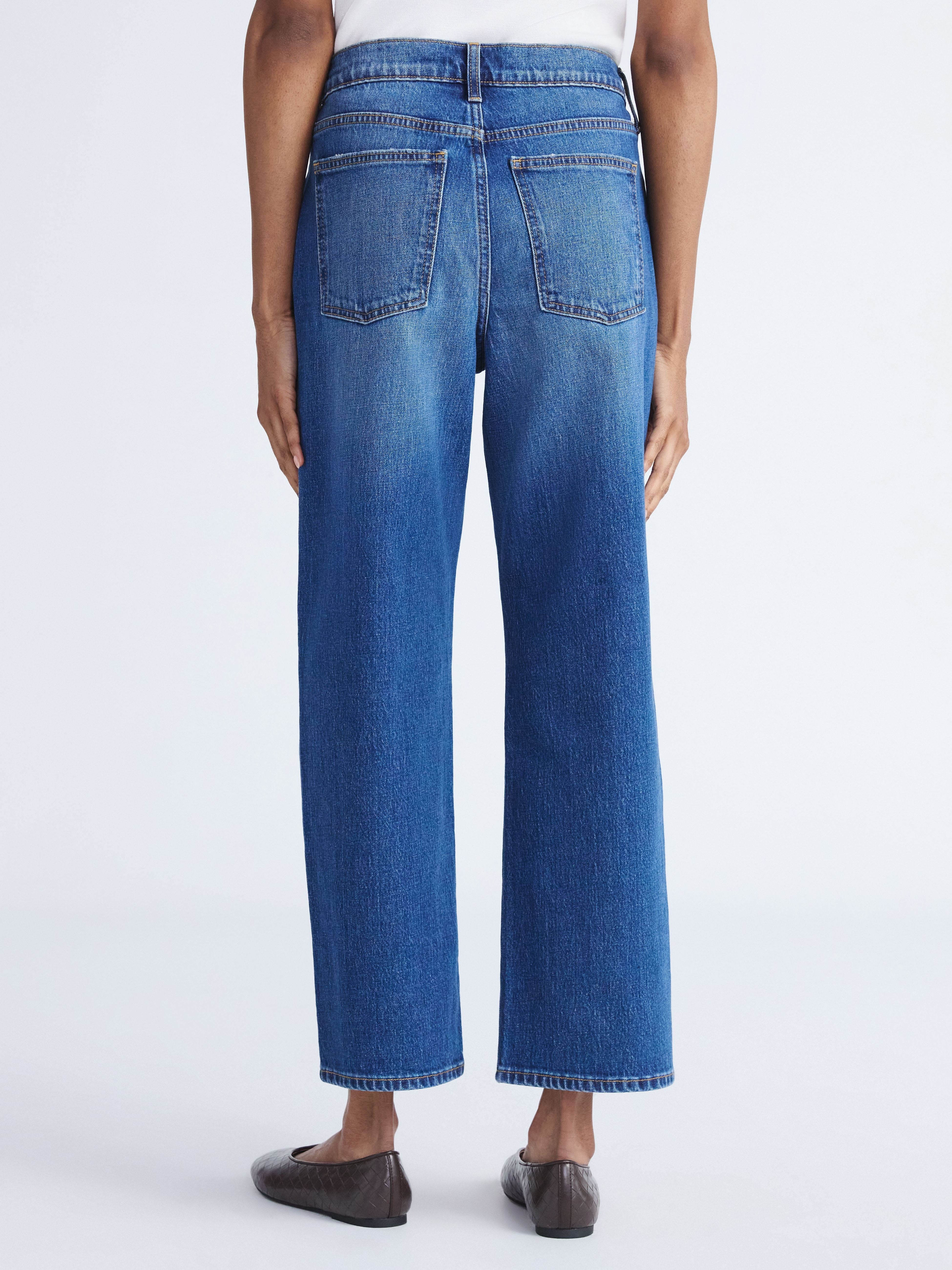 Free Assembly Women's Midrise Relaxed Ankle Jeans, 27.5" Inseam Sizes 0-18
