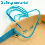 8Pcs First Sewing Kit for Kids DIY Felt Sewing Kit Preschool Educational Toys Kids Craft Felt Kit with Safety Needle Thread and Bag Straps Felt Sewing Craft Kit for Boys Girls Gift