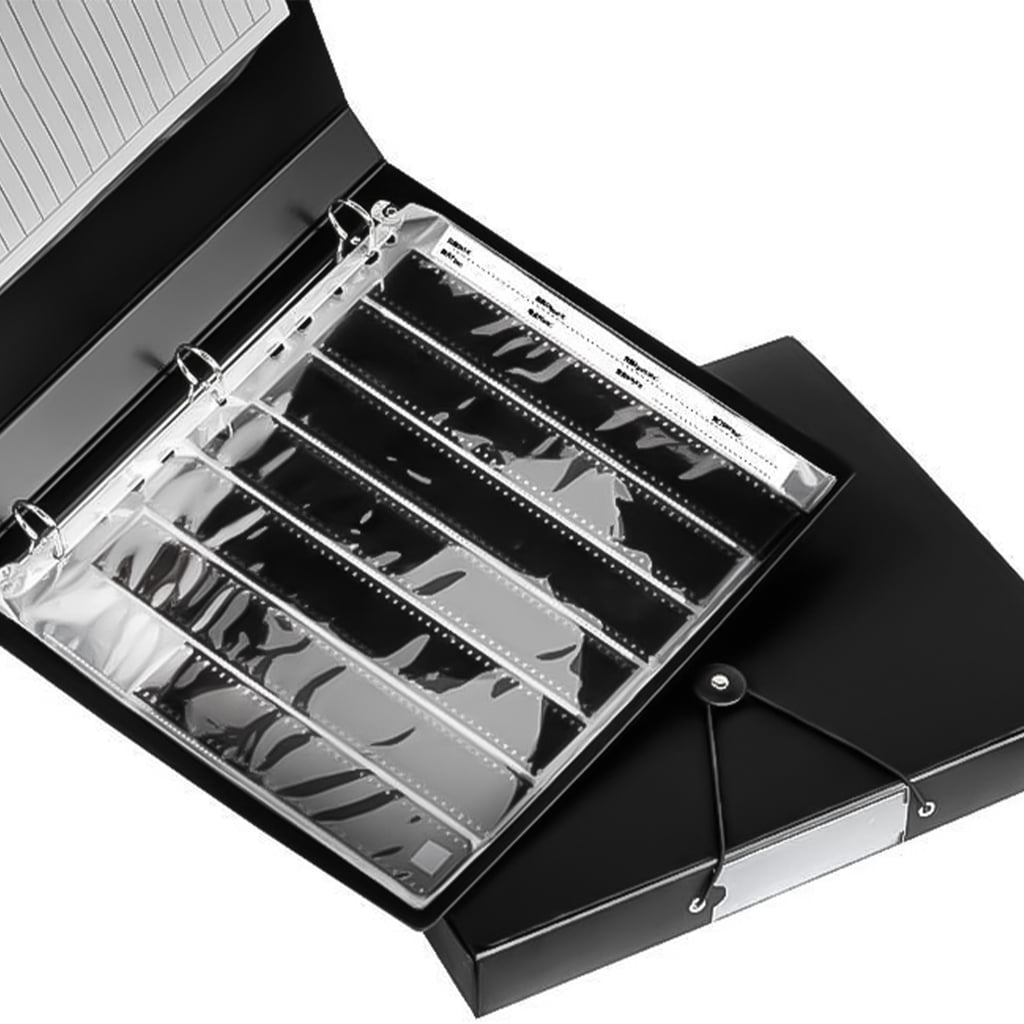 RYUJNDK Album Film Protector Storage Box 135/120 Negativess Film Storage Pages Negatives Folder for Organizing Film