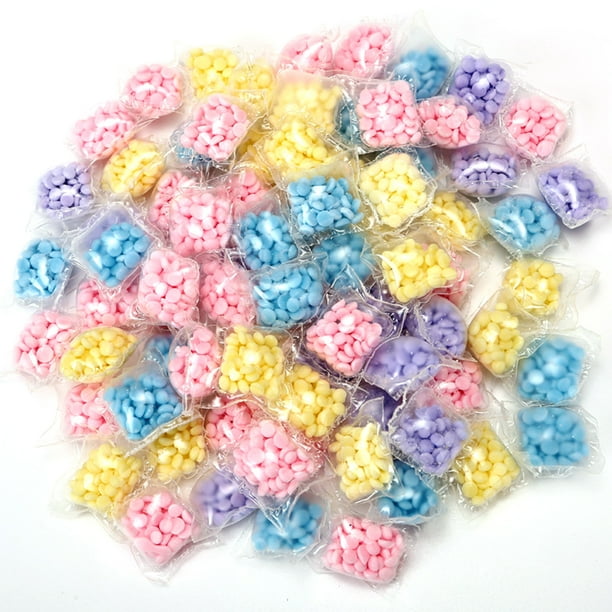 100 Uds. Perlas potenciadoras de aroma para lavandería duraderas, herramientas de limpieza para el hogar (multicolor)