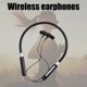thumbnail image 3 of Pisexur Electronics - Auriculares Bluetooth con banda para el cuello para hombre, auriculares deportivos inalámbricos estéreo HD, auriculares Bluetooth para el cuello con micrófono con cancelación de, 3 of 8