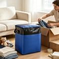thumbnail image 4 of Heavy Duty Extra Large Storage Bag, Extra Large Capacity Moving Bag, Clothes Storage Container, with Reinforced Handles & Double Zippers, for Clothes, Bedding, Moving, 4 of 5