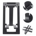 thumbnail image 2 of Soporte de teléfono celular plegable de 1pc Desktop Soporte de teléfono ajustable (negro), 2 of 5