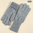 thumbnail image 5 of Soyumi Touch Screen Gloves for Driving, Winter Heated Gloves for Men Women Thermal Texting Gloves Cold Weather Windproof Fleece Lined Hand Warmers Commuting Ski Snow Running Outdoor, Gray, 5 of 9
