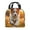 Lunch bag1, variant on Portable Lunch Bag Insulated Puppies In Autumn Park With Pumpkins And Leaves Lunch Box Reusable Tote Bag Unisex for Work, Travel, Picnic, Office, Camping, Hiking, Picnic, Beach