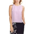 thumbnail image 2 of Vince Camuto Womens Crepe Pullover Blouse, Purple, Medium, 2 of 2