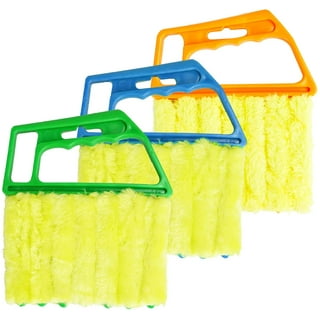 SetSail Blind Duster, Blind Cleaner Duster and Brush kit with 2pcs  Removable Microfiber Sleeves Groove Gap Cleaning Tool for Household  Cleaning Window