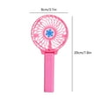 thumbnail image 3 of Qocolhg Portable Handheld Fan Rechargeable, High Speeds Strong Wind Mini USB Personal Fan Ventilator with Large Capacity Battery, Folding Small Fan for Girls Women Kids Travel, Green, Clearance, 3 of 6