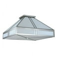 thumbnail image 4 of Meyda Tiffany Greenbriar Oak Whitewing 4 Light Flush Mount, 4 of 5