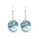 thumbnail image 4 of Aretes Zvezda Xilion color Aquamarine plata .925 Zvezda ZAR-XIL12-AQU, 4 of 4