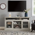 thumbnail image 2 of DEALTOPS Modern TV Stand Media Console Center with Open and Closed Space for TVs Up to 65'', Stone Gray, 2 of 7
