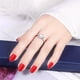 thumbnail image 4 of Anillos para mujer, regalos para mujer, circonita cúbica, perla, para compromiso, boda, accesorios de joyería, anillo para mujer y niña., 4 of 5
