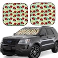thumbnail image 2 of Picia Red Ladybugs And Leaf 2 Piece Car Windshield Sun Shade Foldable | Foldable Sun Shield for Front Window Blocks UV Rays and Keeps Your Vehicle Cool-Medium, 2 of 7